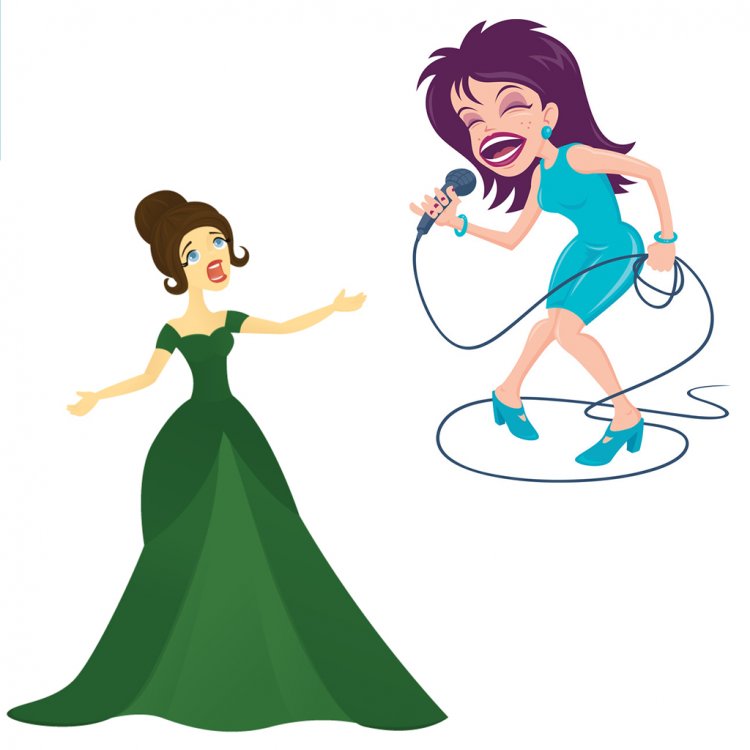 Comparing The Vocal Register In Female Contemporary & Classical Singers