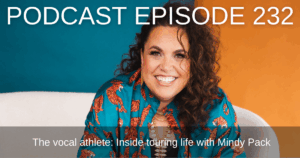 The Vocal Athlete: Inside Touring Life with Mindy Pack